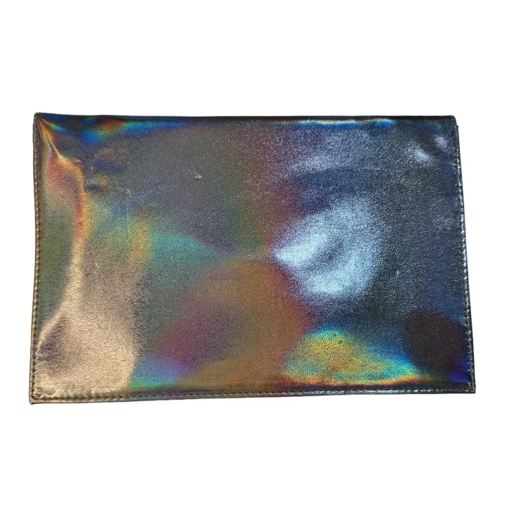 Mary Kay Holographic Iridescent Makeup Bag Brush Case Midnight Jewels Clutch